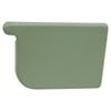 COLORBOND 115mm RH Quad Gutter Stop End - Pale Eucalypt