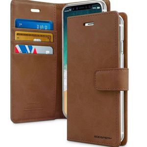 Goospery Magsafe Bluemoon Diary for Galaxy S24 FE - Brown