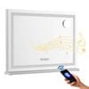 Embellir Bluetooth Makeup Mirror 58x46cm Hollywood Vanity with LED Light Crystal