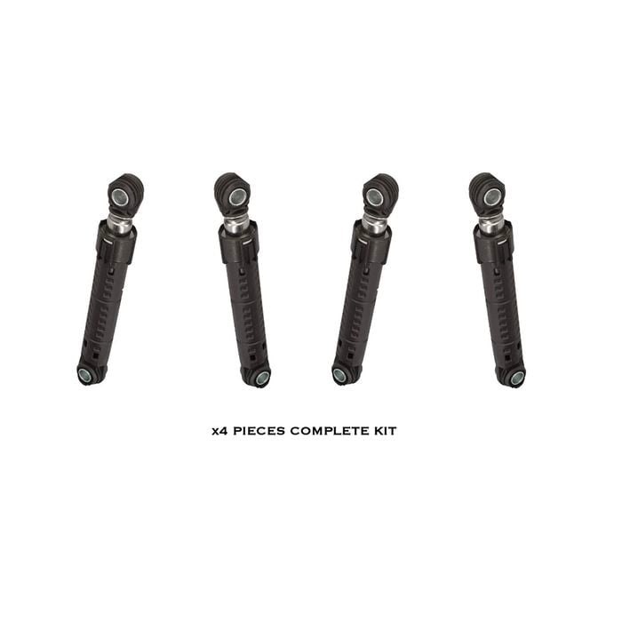 X4 Front Loader Washing Machine Shock Absorbers Complete Kit - Suspensions Dc66-00343fasy. Suits Samsung