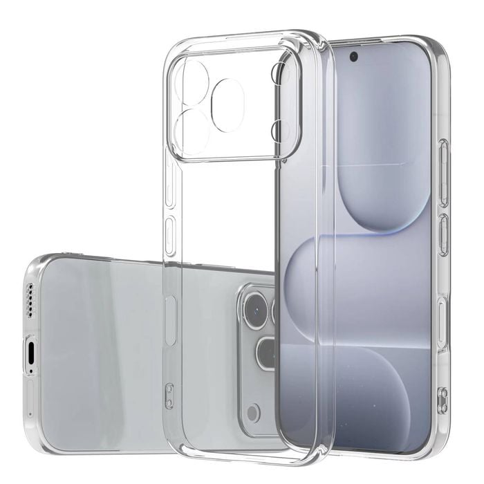 MEZON HONOR 600 Pro 5G Slim Clear TPU Gel Back Case Wireless Charging Compatible