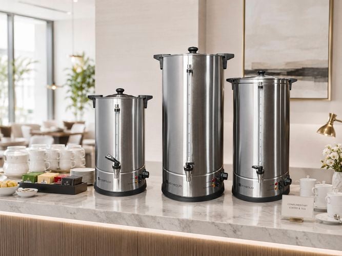 Commercial beverage urns