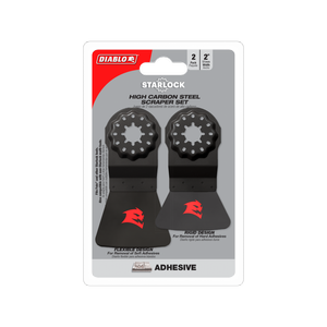 Diablo Starlock High Carbon Steel Multi-Tool Scraper Set for Adhesive Removal