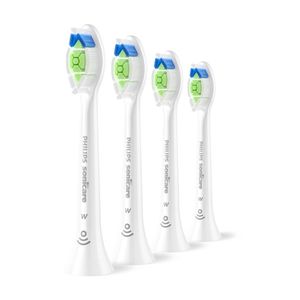 4pc Philips Sonicare W2 Optimal White Brush Head White Replacement