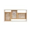Urban Kolby Wooden 44x23cm Triple Photo Frame Home Decor - Oak/White