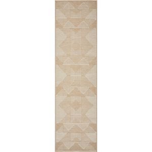 The Rug Connection Alfresco Rico Light Beige 400x80cm - Large Runner Pet Friendly Washable Outdoor Rug