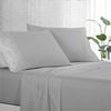 Luxton Pure Soft Plain Color 1000TC Bed Sheet Set (Pewter Grey, Double)