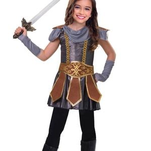 Brave Knight Girls Medieval Costume - 11-12