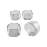 Surface Gard 25mm Clear Round Chair Tip - 4 Pack