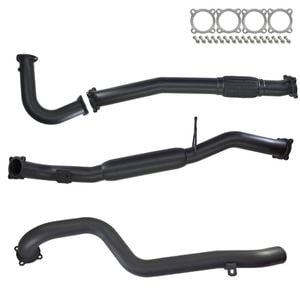 Ignite Exhausts Turbo Back for Nissan GU Patrol 4.2L Leaf Spring Ute 3" No Dump Pipe With Hotdog 409 Stainless Steel