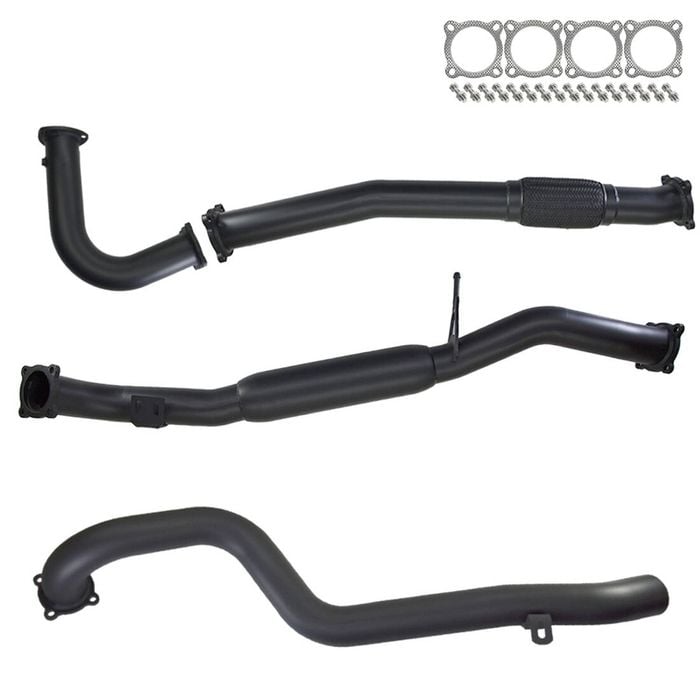 Ignite Exhausts Turbo Back for Nissan GU Patrol 4.2L Leaf Spring Ute 3" No Dump Pipe With Hotdog 409 Stainless Steel