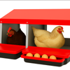 Chicken Rollaway Nesting Box - 2 Hole Automatic Nest Box For Hens & Poultry