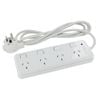 HPM 10 Amp 4 Outlet Surge Protected Powerboard