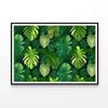 Green Leaves Feature  Print 100% Australian Made 90x60cm  (Poster)