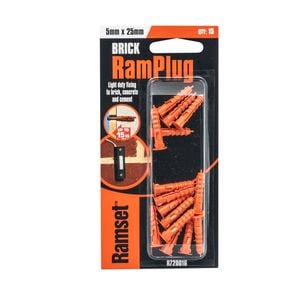 Ramset 5 x 25mm RamPlug - 15 Pack