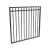 ProtectorAl 0800 - 1200 x 1200mm Black Aluminium DTR All Up Pool Gate