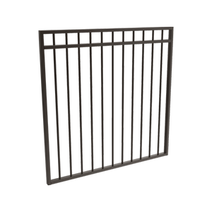 ProtectorAl 0800 - 1200 x 1200mm Black Aluminium DTR All Up Pool Gate
