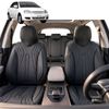 Australian Goose Front Seat Covers for Toyota Corolla 2002 - 2007 (Hatch/Sedan (E120/130)) - PU Leather, Black (2pc)