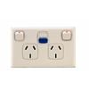 HPM Electresafe powerpoint with 30mA tripping - White