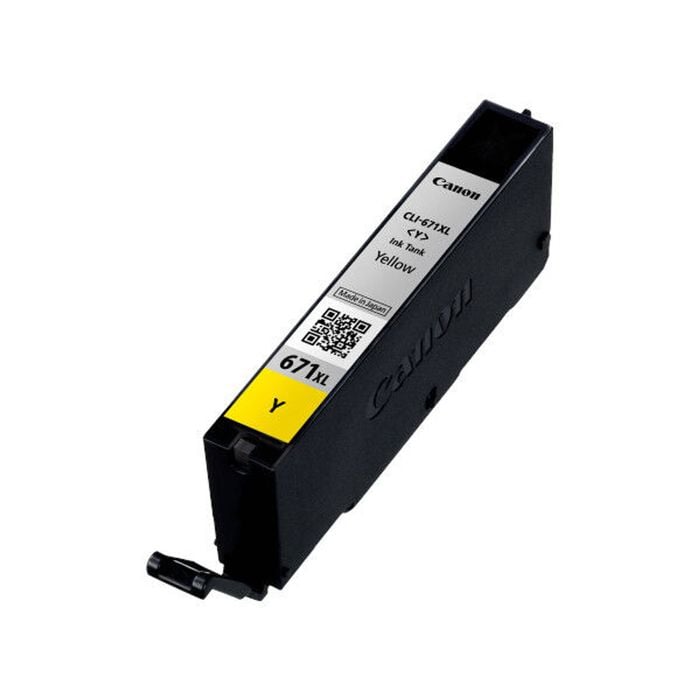 Canon Yellow Ink Cartridge - 6 Pack - CLI-671XLY