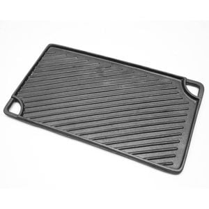 Reversible Cast Iron Griddle Rectangular Bbq Plate 43×24cm