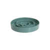 Ceramic Slow Feeder Pet Bowl for Dogs/Dark Green/S 155*155*40mm (L*W*H)