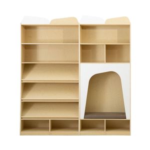 Jooyes Montessori Reading Corner Bookshelf Set A