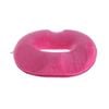 Catzon Donut Tailbone Pillow Women Detachable Cover Hemorrhoid Cushion-rose Red