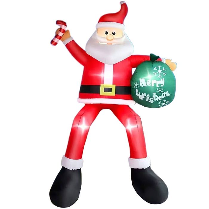 Lifebay Santa Claus Inflatable Christmas Yard Decoration
