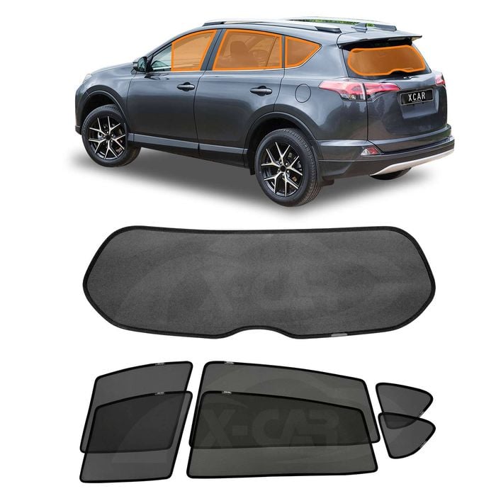 Window Sun Shades for Toyota Rav4 Rav 4 2013-2018 Rear Windscreen Shade Sun Blind Mesh