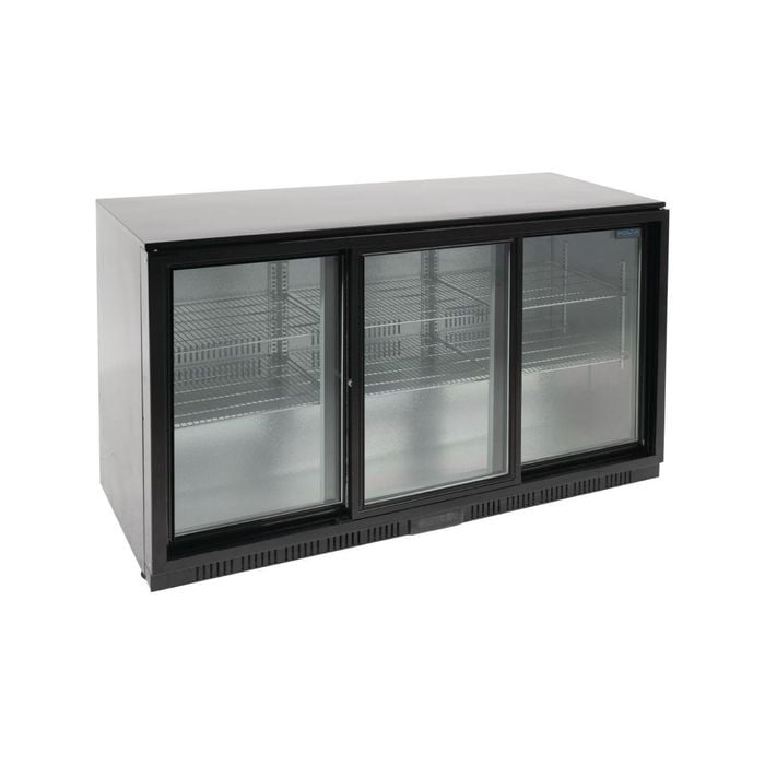 Polar G-series Under Counter Back Bar Cooler With Sliding Doors 320ltr - Commercial Bar Fridges (gl013-a)
