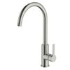 Greens Brushed Nickel Penny Gooseneck Sink Mixer