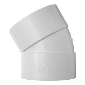 Marley Vinidex 100mm x 15º Grey PVC F/F Plain Bend Plain