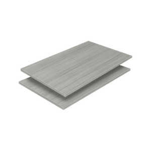 Lugna Mist Adjustable Cabinet Shelf - To Suit 750 x 380mm - 2 Pack