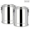 SOGA 2X 12L Stainless Steel Insulated Stock Pots