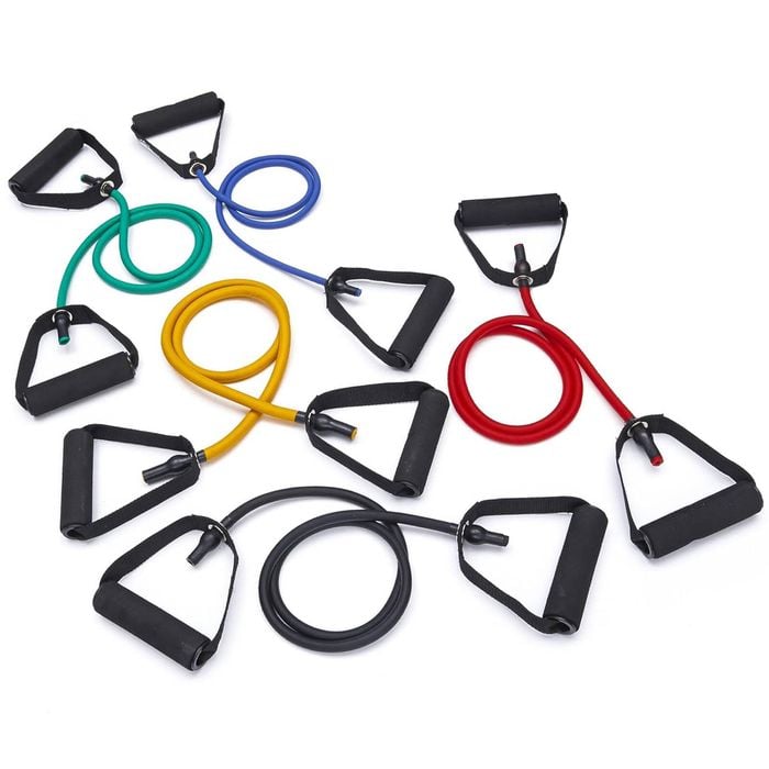 5 pc Resistance Band Set Muscle Training Belt