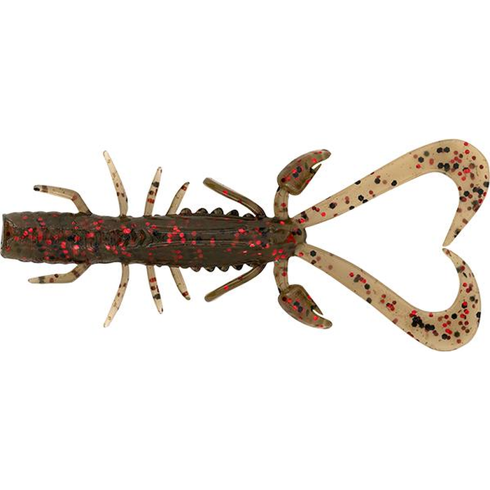 Daiwa 2021 Baitjunkie Risky Critter Soft Plastic Fishing Lure Mud Blood UV