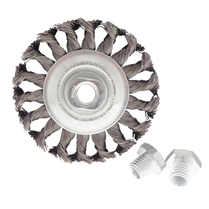 Josco 100mm Twistknot Wire Wheel Brush