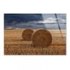 Straw Bales in A Field  Print 100% Australian Made 120 x 90cm  (Acrylic)