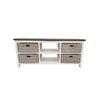 Elegance Living 150x38x65cm White & Grey Beige Zenna TV Cabinet