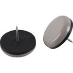 Surface Gard 32mm Round Nail On Slide Glides - 4 Pack