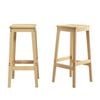 Artiss Bar Stools Rubber Wood Set of 2
