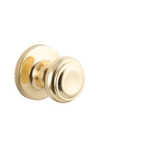 Tasman Polished Brass Tara Entrance Knobset