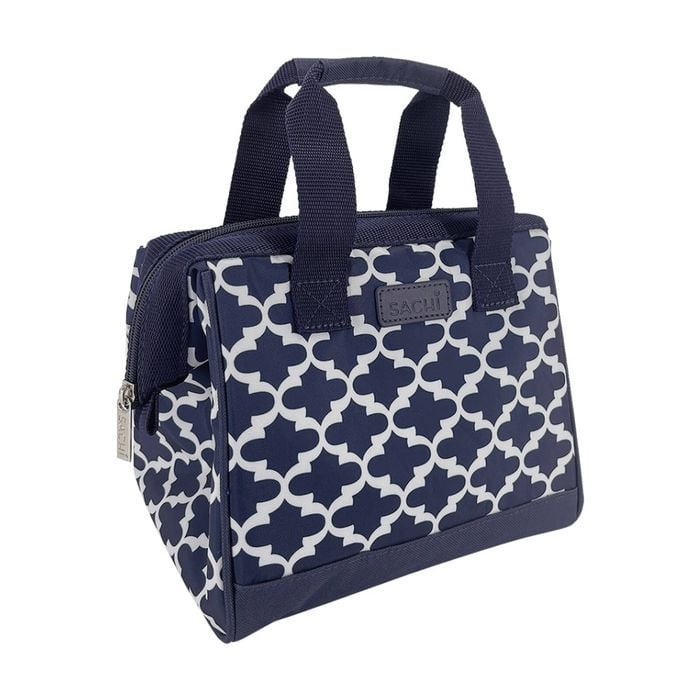 Sachi Insulated Style 34 School Food Lunch Bag Moroccan Navy 24x17x22cm