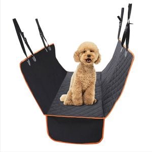 SOGA 600D Oxford Cloth Waterproof Dog Car Cover - Black