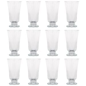 LAV Troya Glass Footed Tumblers - 150ml - Pack of 12