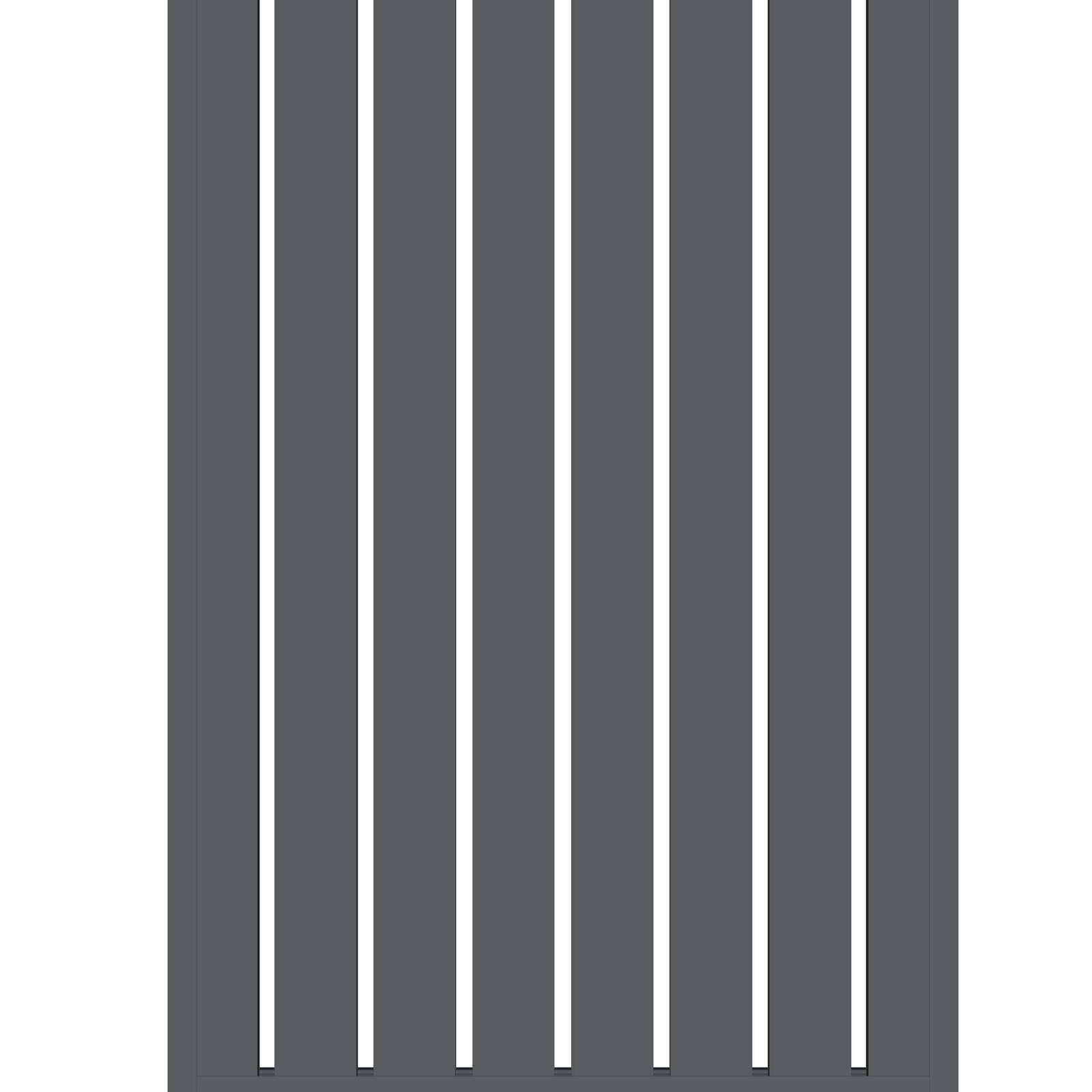 Breezeline Plus 1.8 x 0.9m Grey Friars Fencing Hinged Vertical Gate