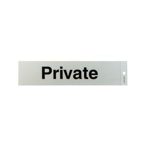 Brutus Private 245 x 60mm Self Adhesive Sign