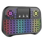 Bluetooth Wireless Keyboard Rechargeable Touchpad Presenter