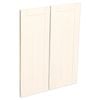 Kaboodle Antique White Country Corner Wall Cabinet Doors - 2 Pack